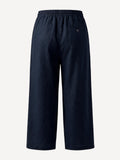 Over Man Pants in blue color backview