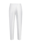 Pantalone Brezza 100% capri for man linen white trouser back