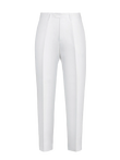 Pantalone Brezza 100% capri for man linen white trouser front