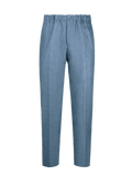 Pantalone Positano 100% capri for Man linen jeans trouser  front