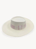 player grand borde for woman 100% Capri elegant pink hat front