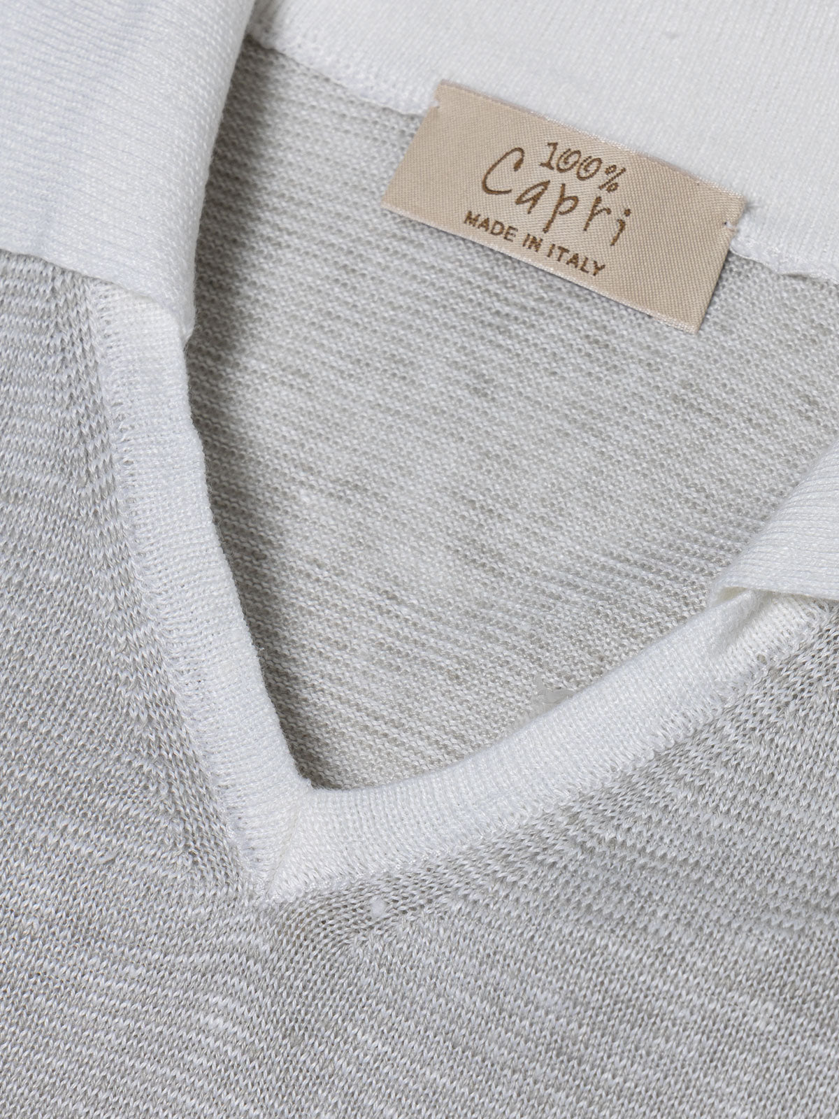 St Barth linen polo shirt