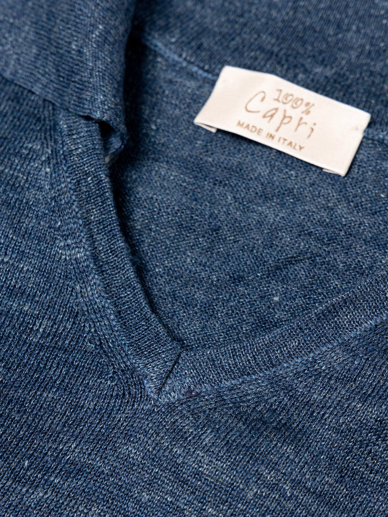 St Barth linen polo shirt – 100% Capri