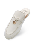 Sabot Ischia for woman 100% Capri elegant white sabot front