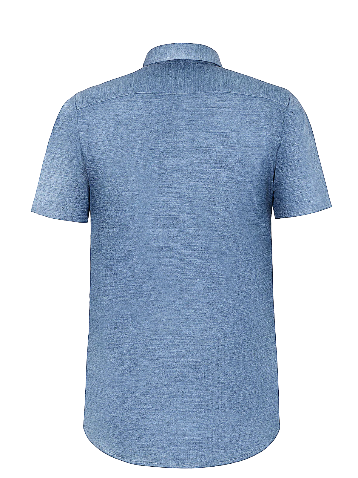 Camicia Short Sleeve 100% Capri jeans linen shirt back