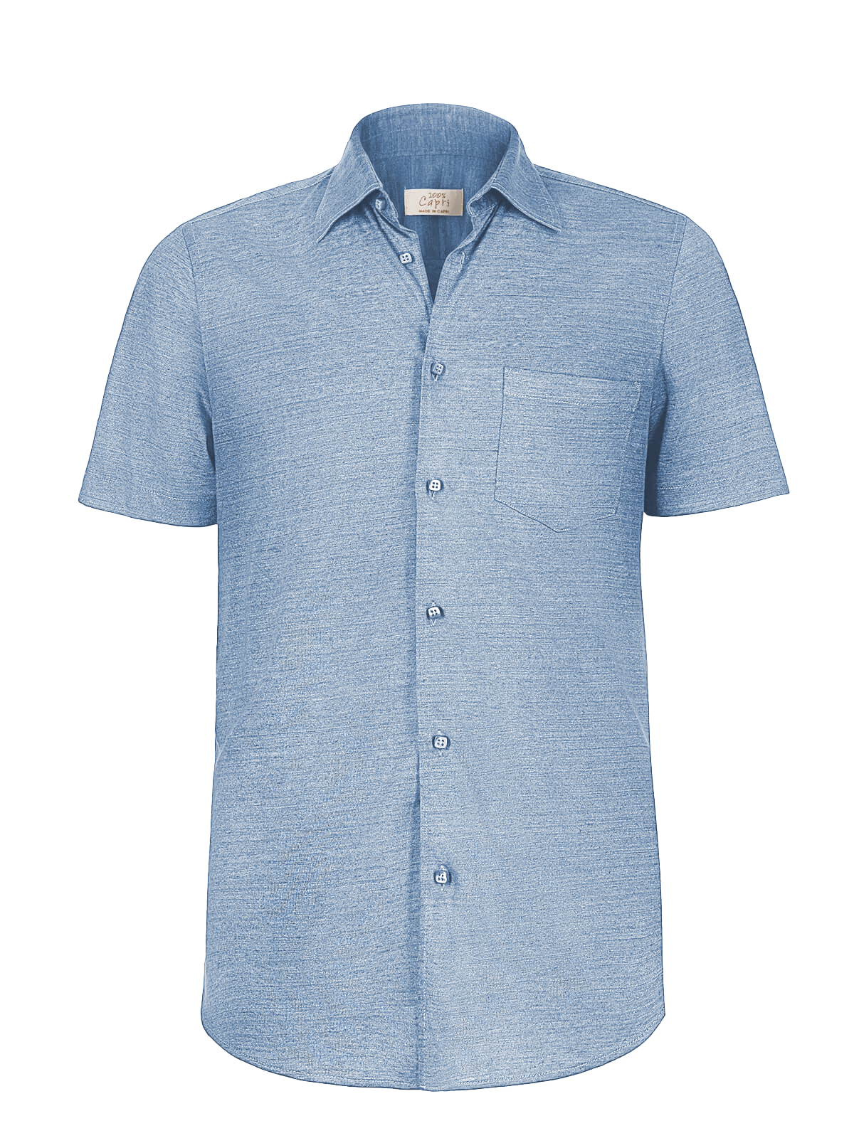 Camicia in jersey di lino Short Sleeve