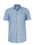 Camicia in jersey di lino Short Sleeve