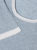 St. Barth linen T-Shirt for man 100% Capri jeans and white linen t-shirt detail
