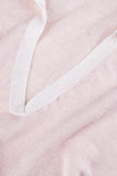 polo miami 100% Capri pink and white linen polo detail