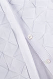 Camicia Nada 100% Capri white linen shirt detail