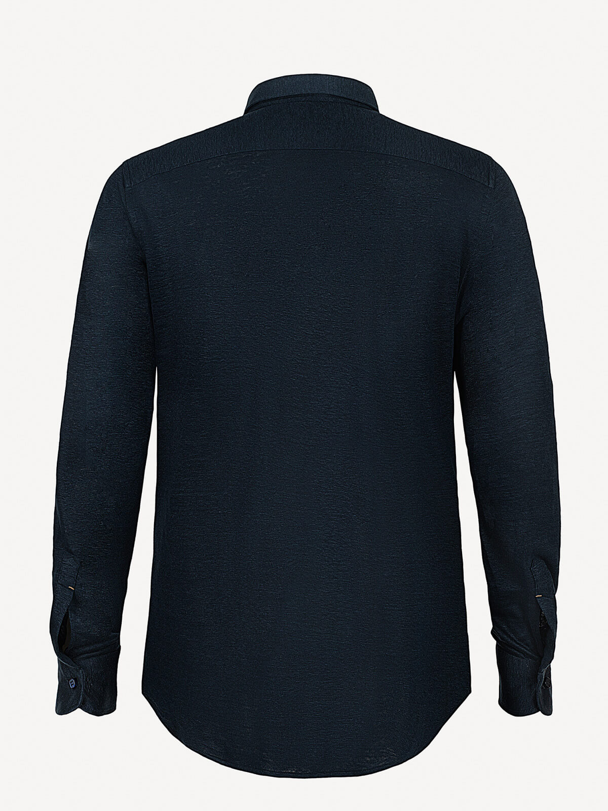 Camicia Long Sleeve back blue 100% Capri