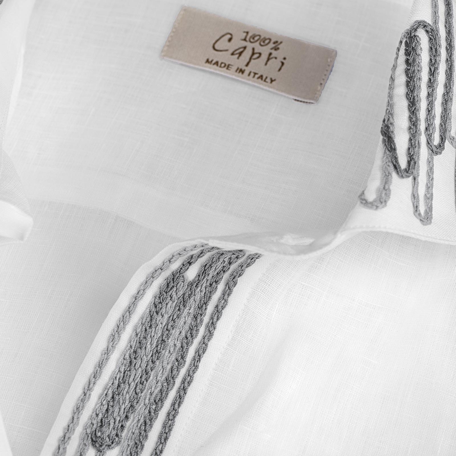 Camicia New Onda details 100% Capri