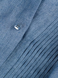 Camicia Miami Plisse jeans details 100% Capri