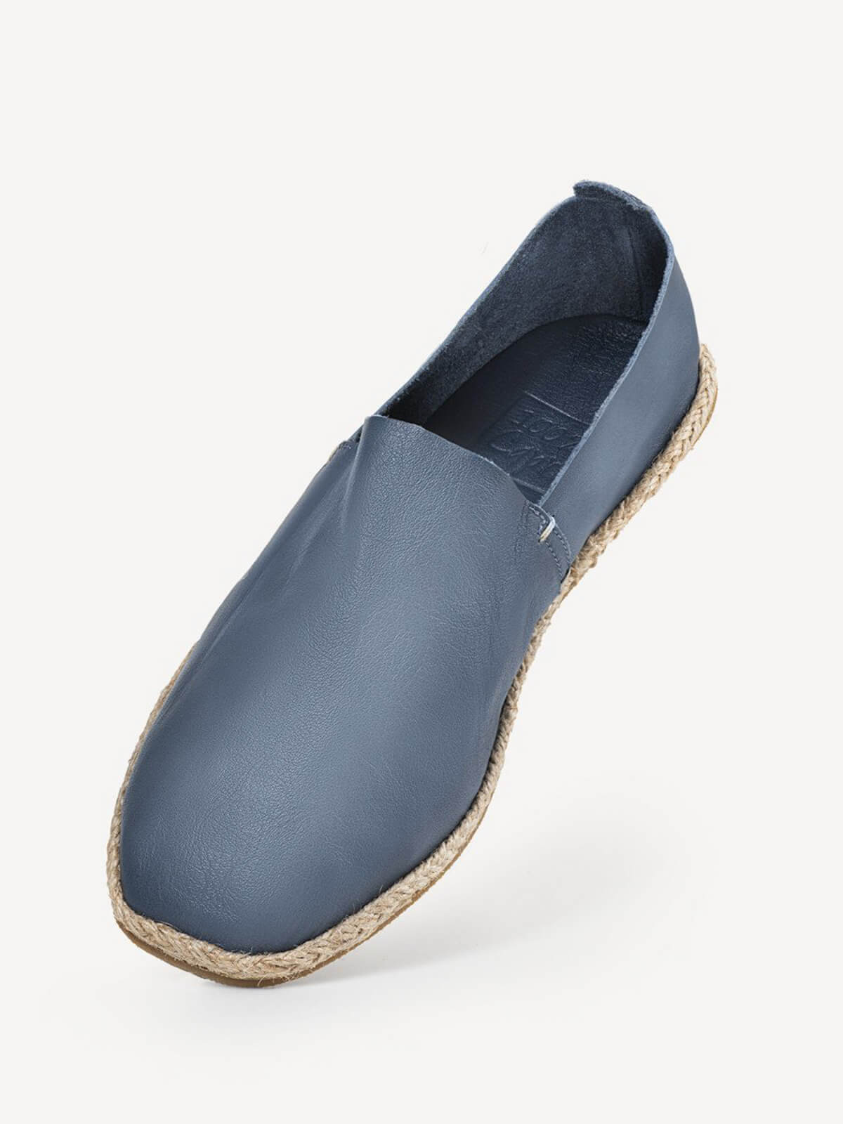 Espadrillas Pelle for man 100% Capri elegant navy espadrillas