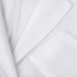 Giacca Sud Woman 100% Capri white linen jacket detail