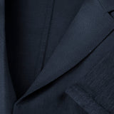 Giacca Sud Woman 100% Capri blue linen jacket detail