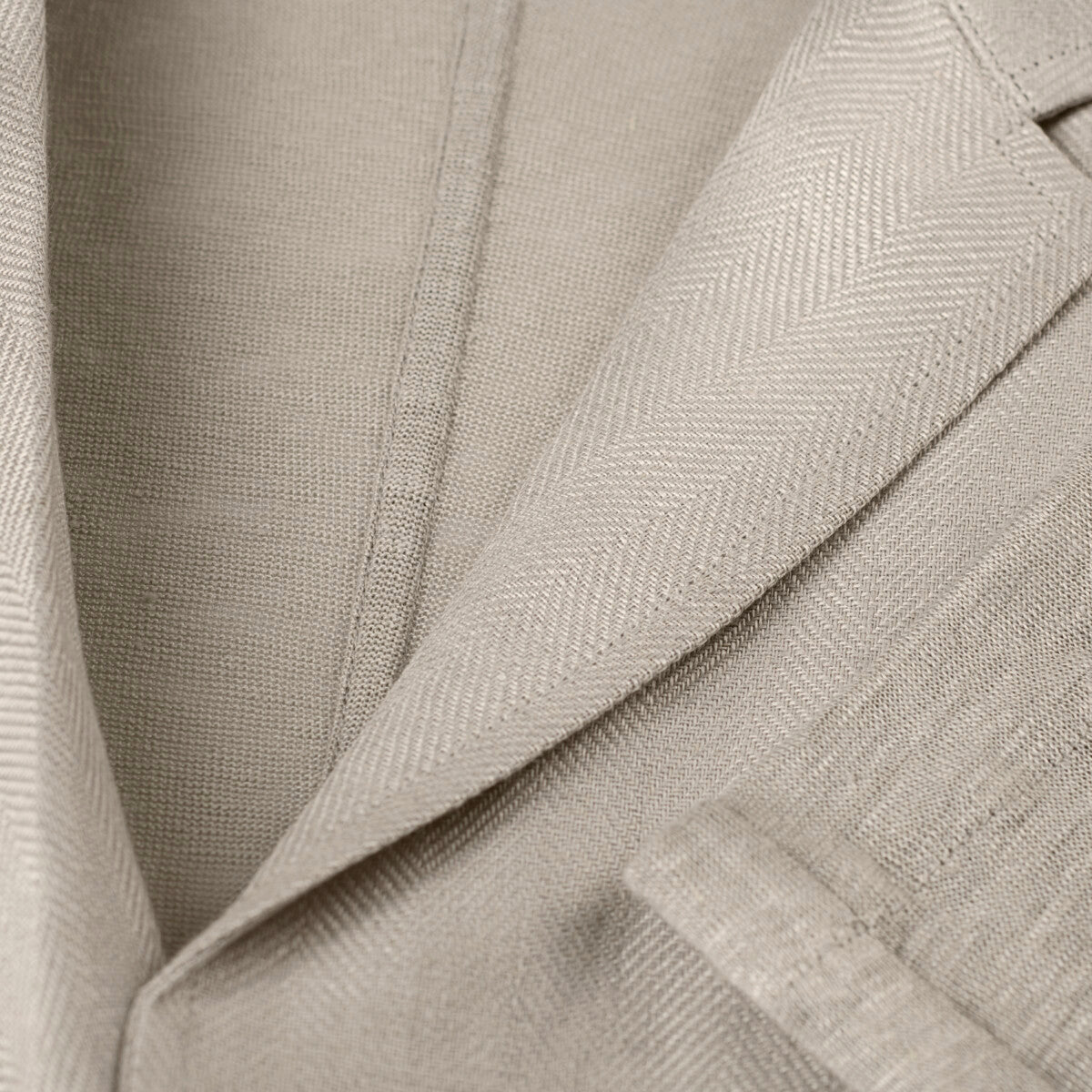 Giacca Sud Woman 100% Capri natural color linen jacket detail