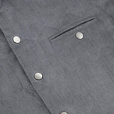 Camicia Trapuntino Dark Grey 100% Capri