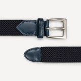 Belt 8/35 monocolor 100% Capri blue leather belt