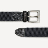 Belt 8/35 monocolor 100% Capri dark grey leather belt