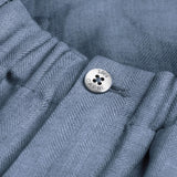 Pantalone Positano 100% Capri jeans linen trouser  detail