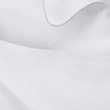 Top Fiore Grande 100% Capri white linen top detail