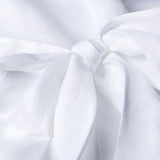 Top Sarah 100% Capri white linen top detail