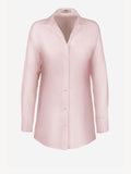 Camicia Chic Spigata 100% Capri pink linen shirt front