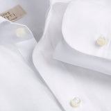 Camicia Polo white details 100% Capri