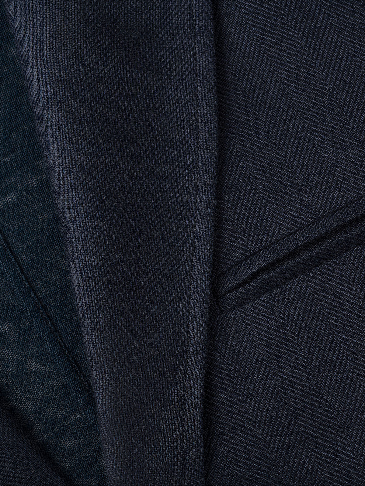 Giacca Sud Man 100% Capri blue linen jacket detail