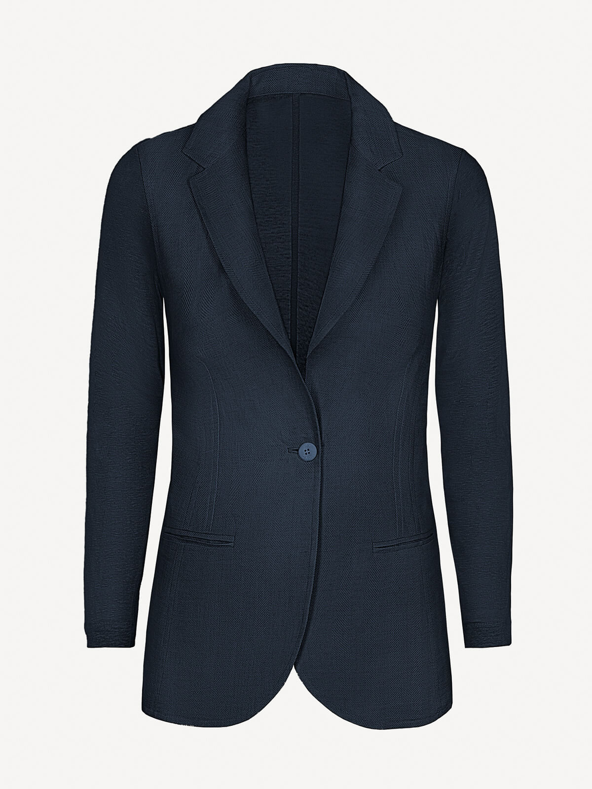 Giacca Sud Woman 100% Capri blue linen jacket front