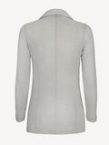 Giacca Sud Woman 100% Capri light grey linen jacket back