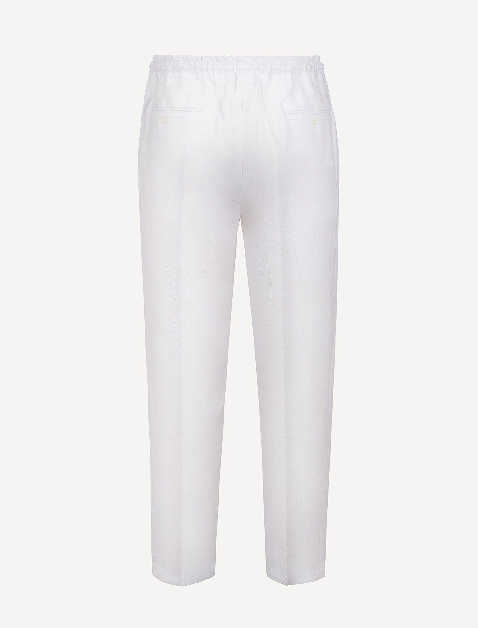 Malta Trouser Man 100 Capri White color back