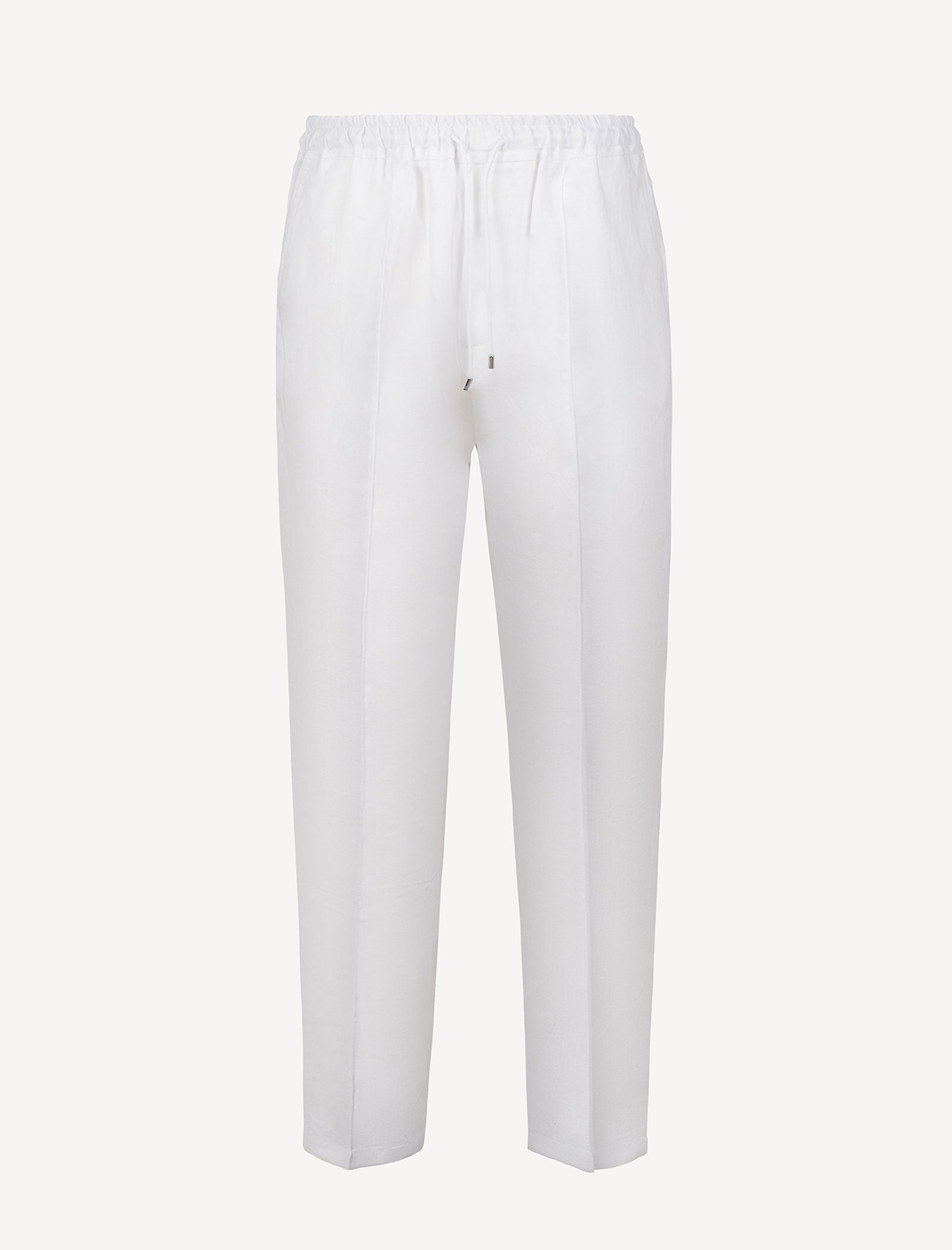 Malta Trouser Man 100 Capri White color front