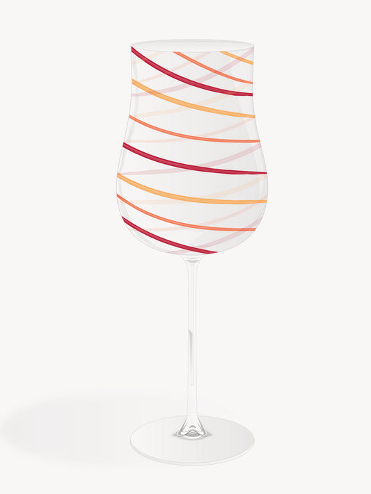 Bicchiere da Vino Rosso "Spiral"