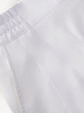 Amy Linen Short 100% Capri white linen short detail