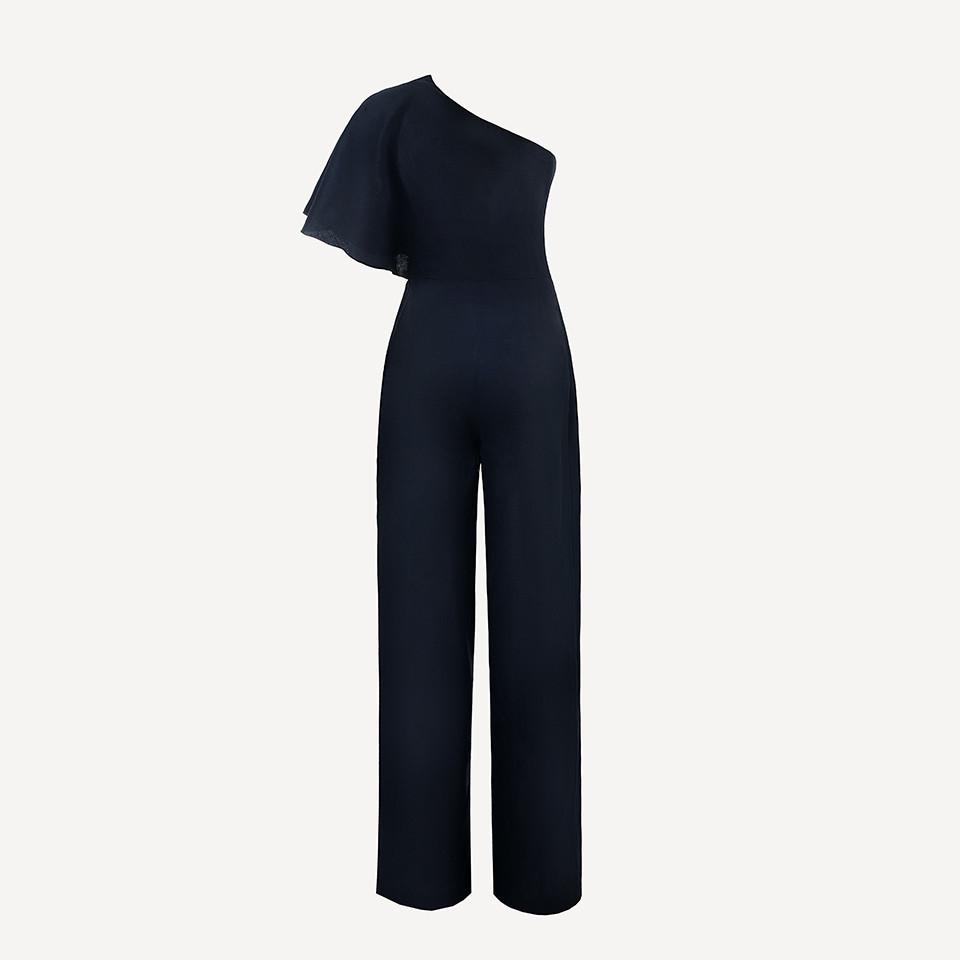 Allegra Linen Jumpsuit – 100% Capri