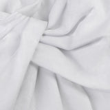 Tuta fiona 100% Capri white linen jumpsuit detail